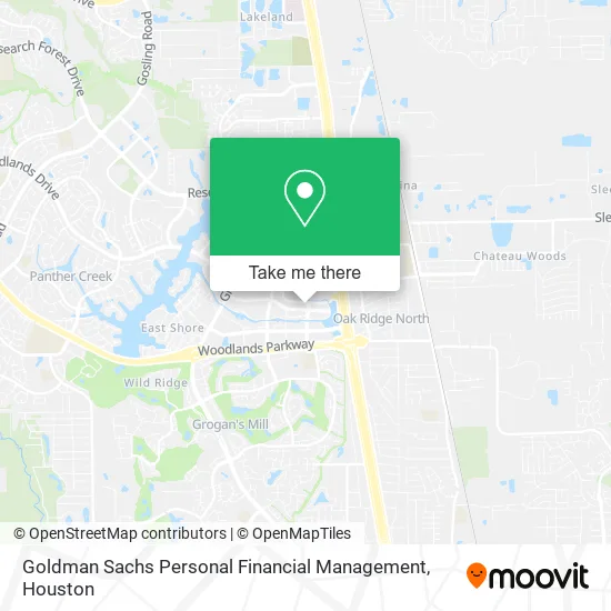Goldman Sachs Personal Financial Management map