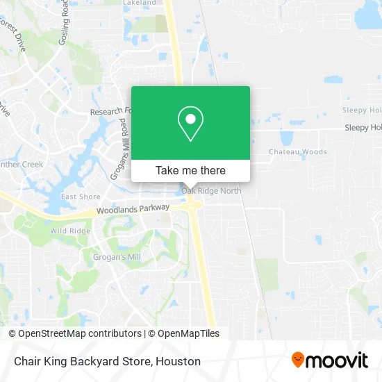 Chair King Backyard Store map