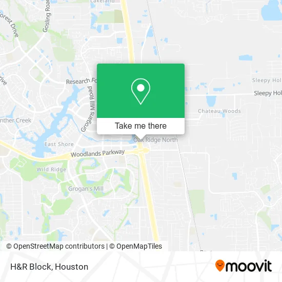 H&R Block map
