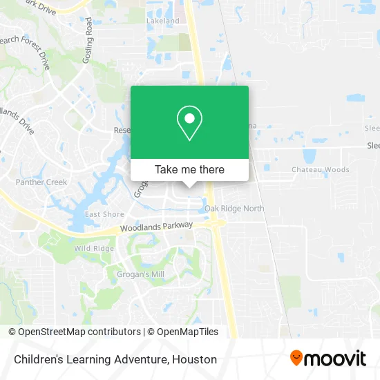 Children's Learning Adventure map