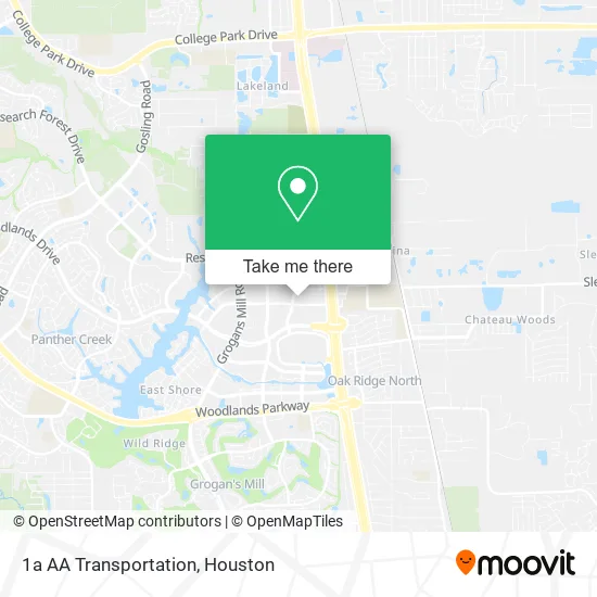 1a AA Transportation map