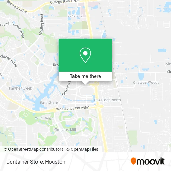 Container Store map