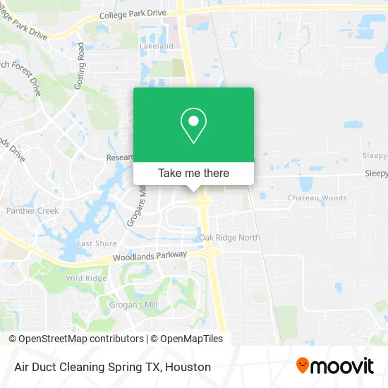Air Duct Cleaning Spring TX map
