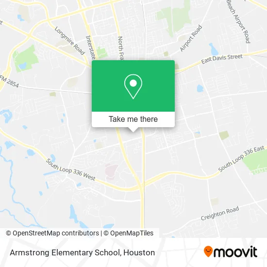 Armstrong Elementary School map