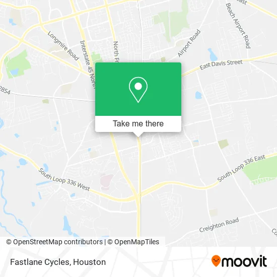 Fastlane Cycles map