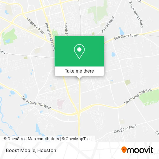 Boost Mobile map