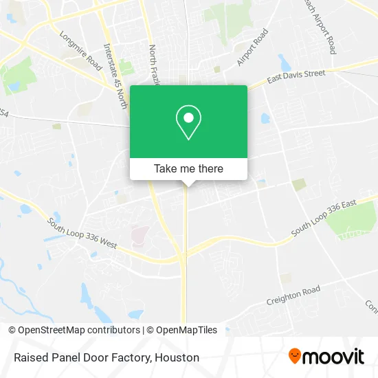 Raised Panel Door Factory map