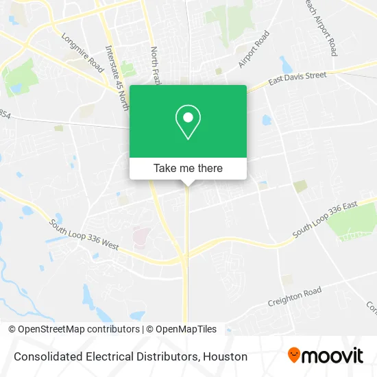 Consolidated Electrical Distributors map