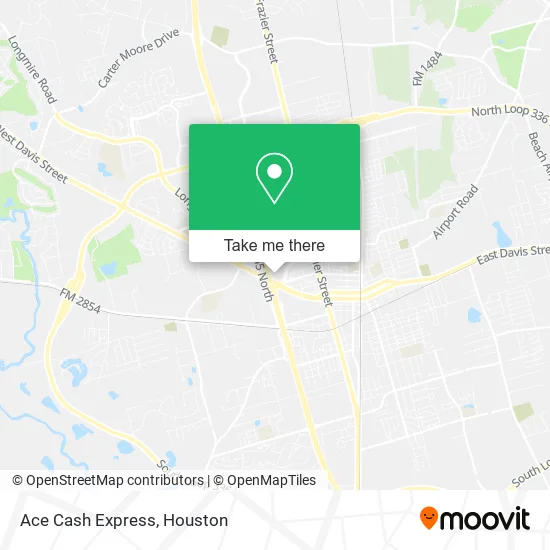 Ace Cash Express map