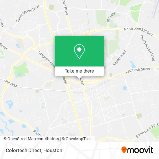 Colortech Direct map