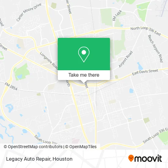 Legacy Auto Repair map