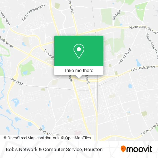 Bob's Network & Computer Service map