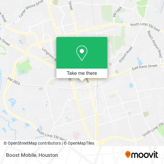 Boost Mobile map