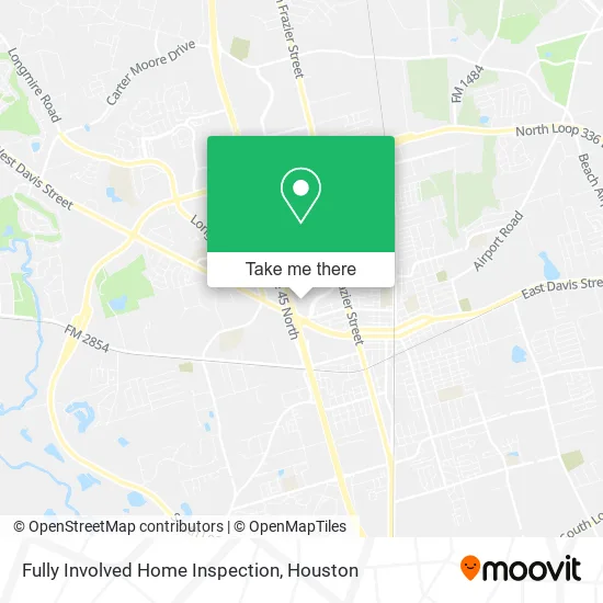 Fully Involved Home Inspection map