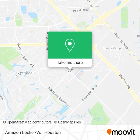 Amazon Locker-Voi map