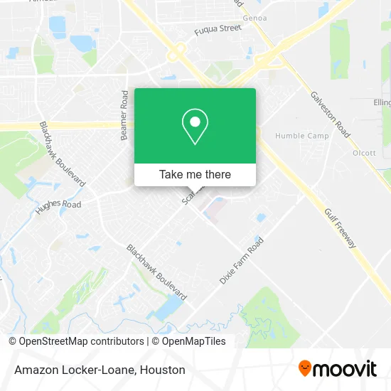 Amazon Locker-Loane map
