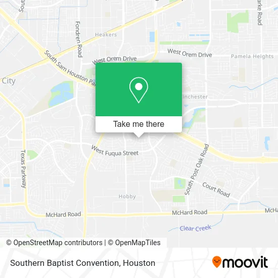 Southern Baptist Convention map