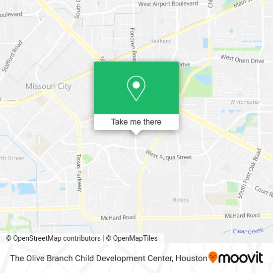 The Olive Branch Child Development Center map