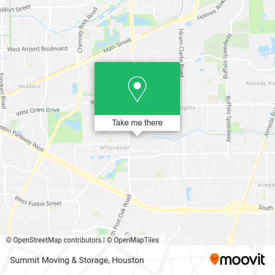 Summit Moving & Storage map