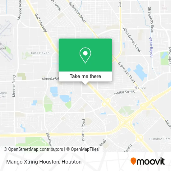 Mango Xtring Houston map