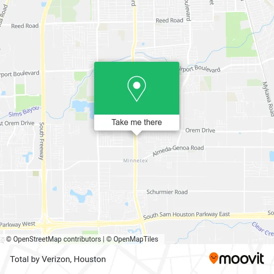 Total by Verizon map