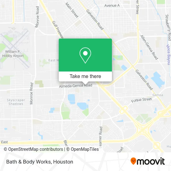 Bath & Body Works map