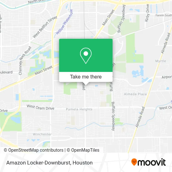 Amazon Locker-Downburst map