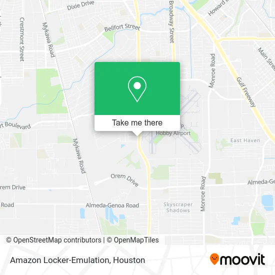 Amazon Locker-Emulation map