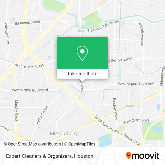 Expert Cleaners & Organizers map