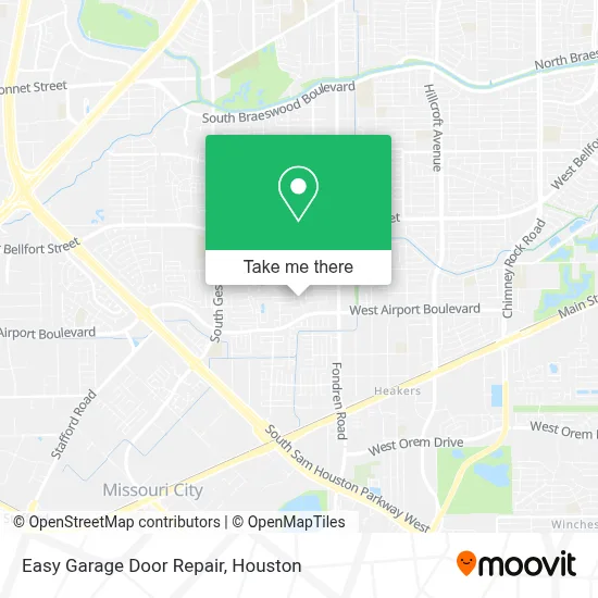 Easy Garage Door Repair map