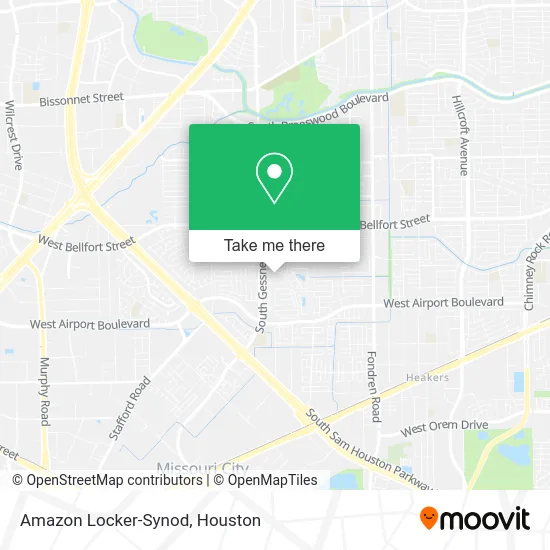 Amazon Locker-Synod map