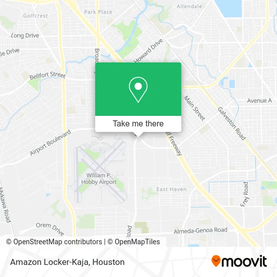 Amazon Locker-Kaja map