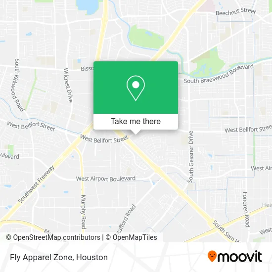 Fly Apparel Zone map