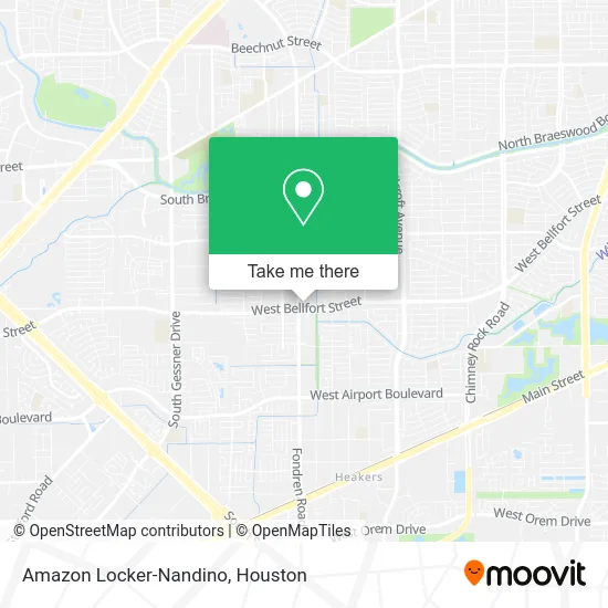 Amazon Locker-Nandino map