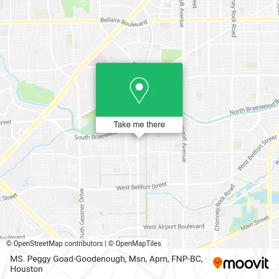 MS. Peggy Goad-Goodenough, Msn, Aprn, FNP-BC map