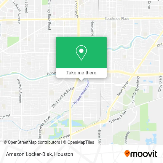 Amazon Locker-Blak map