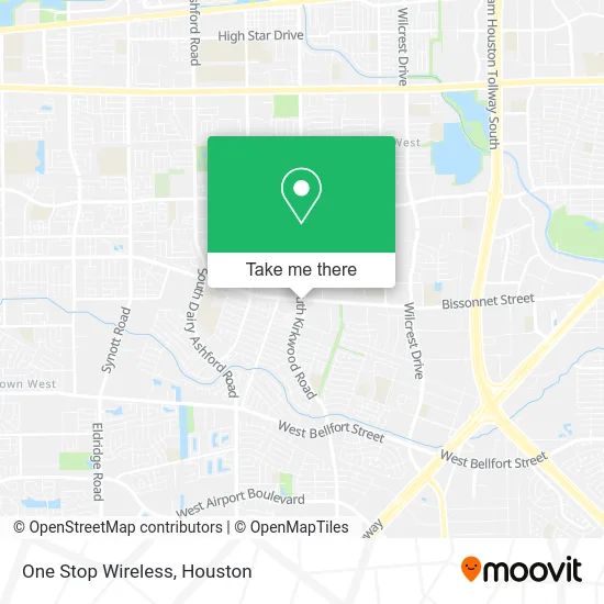 One Stop Wireless map