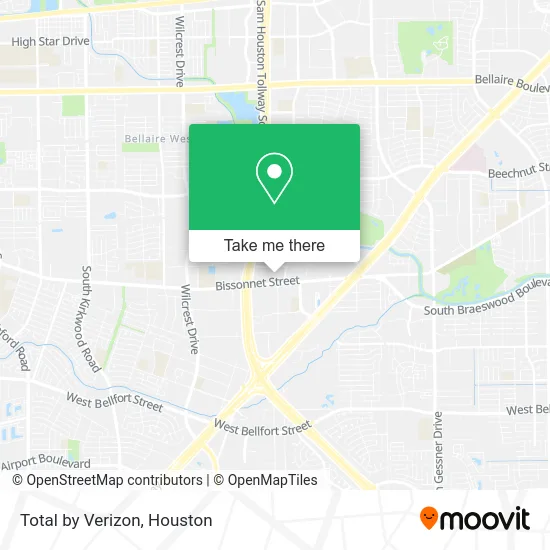 Total by Verizon map