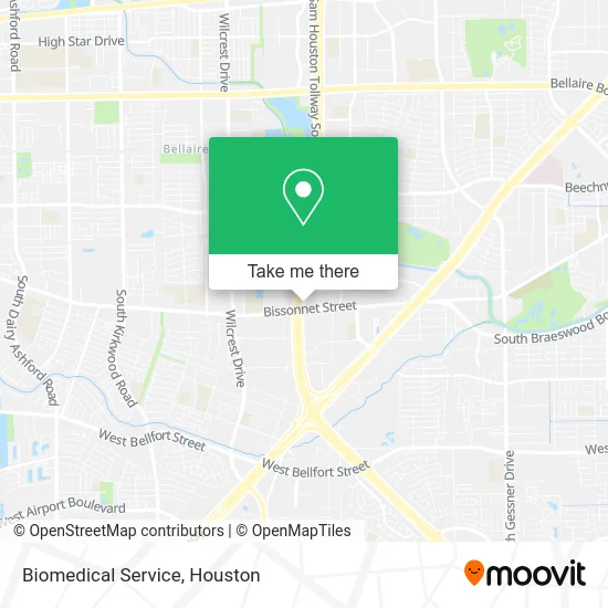 Biomedical Service map