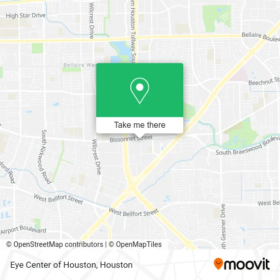 Mapa de Eye Center of Houston
