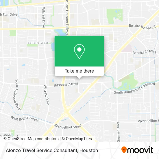 Mapa de Alonzo Travel Service Consultant