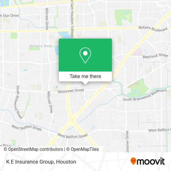 K E Insurance Group map