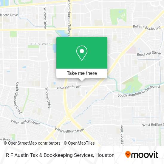R F Austin Tax & Bookkeeping Services map