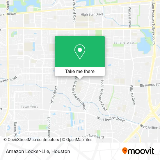 Amazon Locker-Llie map