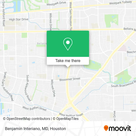 Benjamin Interiano, MD map