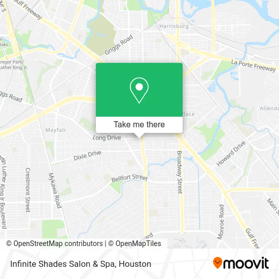 Mapa de Infinite Shades Salon & Spa