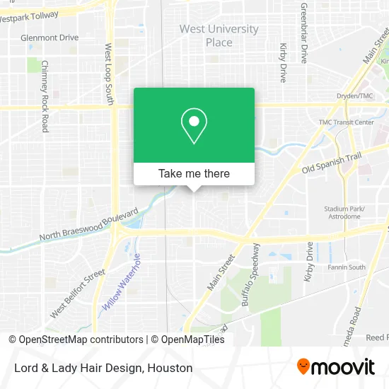 Lord & Lady Hair Design map