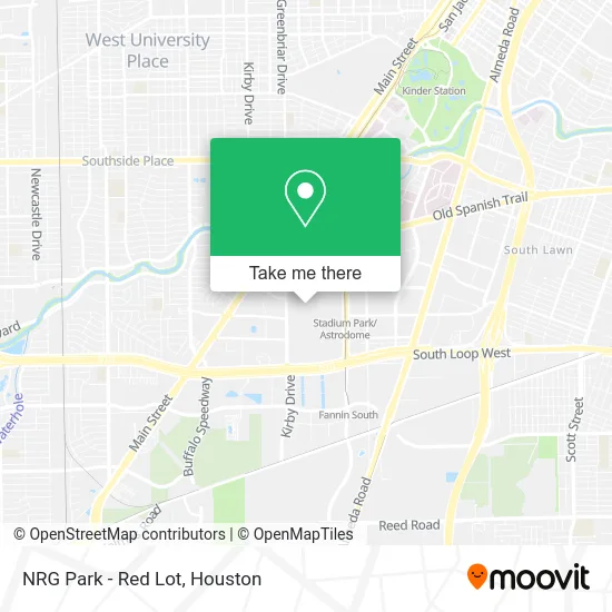 Mapa de NRG Park - Red Lot