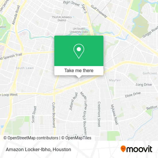 Amazon Locker-Ibho map