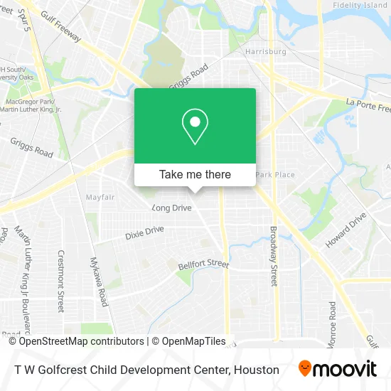 T W Golfcrest Child Development Center map